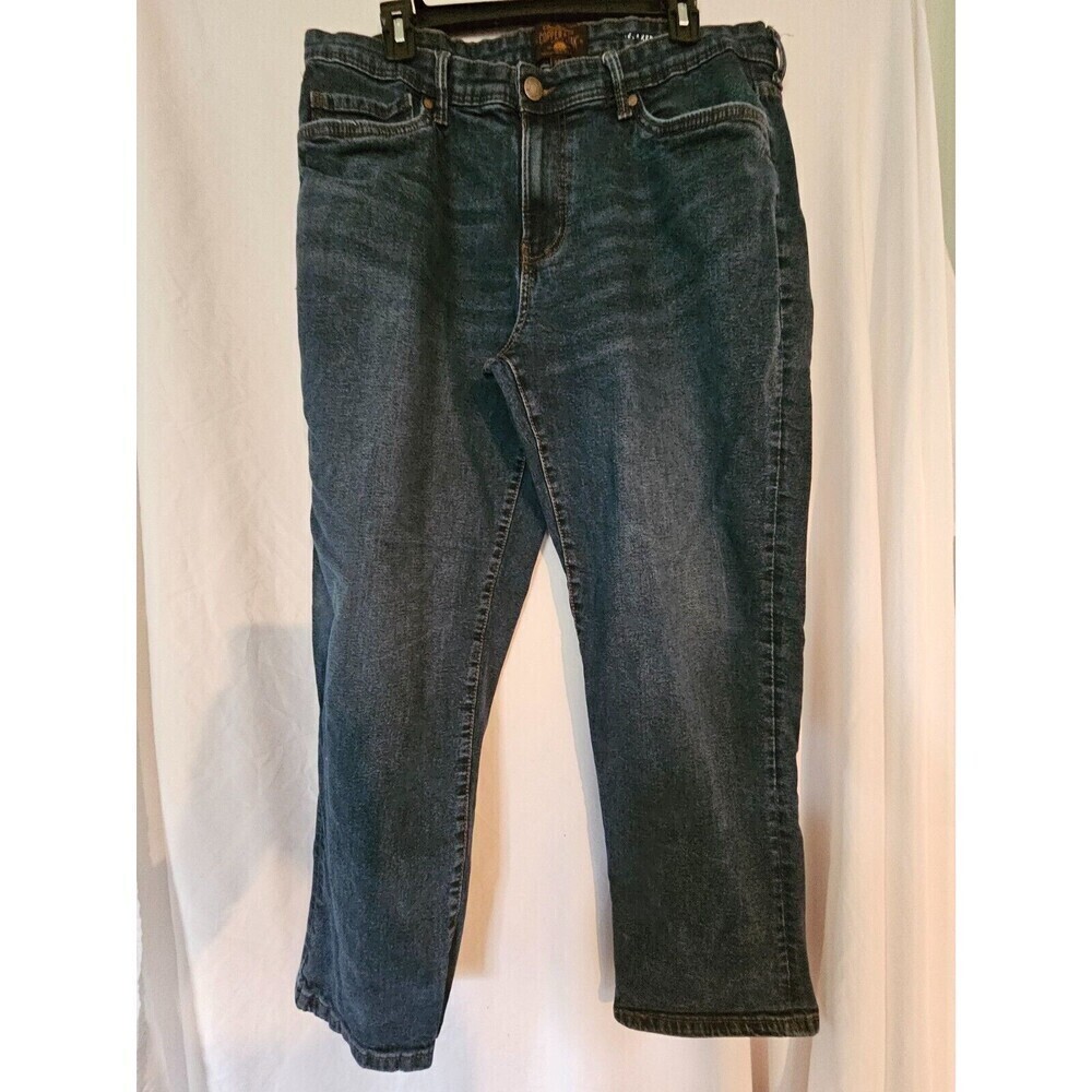 Copper & Oak Mens Jeans 38x30 ‎ Navy Blue Relaxed Fit Straight